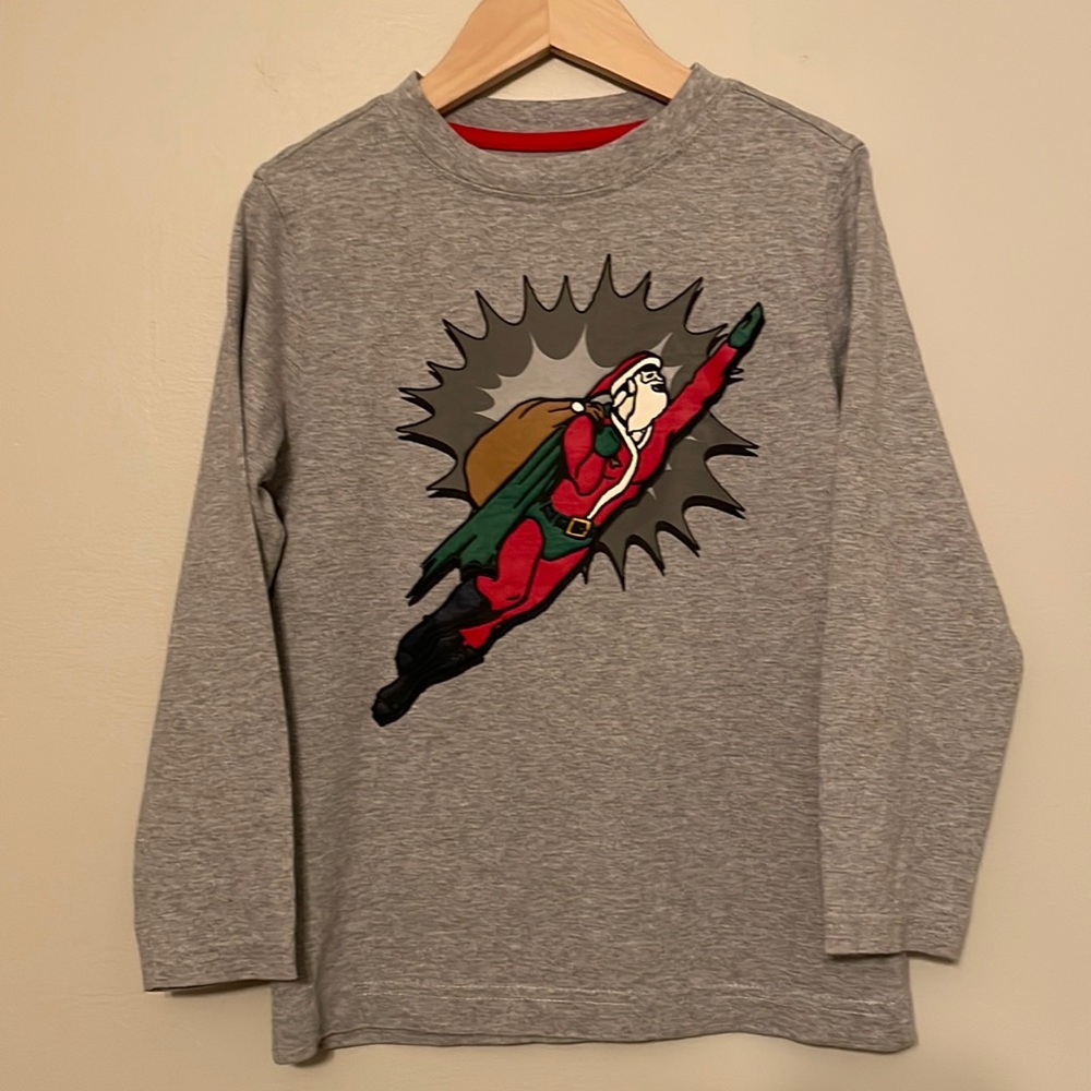 Gymboree Boys Super Santa T-Shirt Size 5